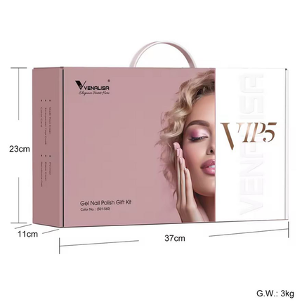 Venalisa VIP5 | Gel Nagellak Kit XL | Gelnagels | HEMA- & TPO-vrij