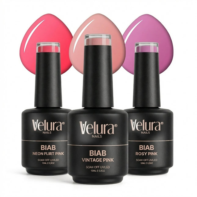 Velura® BIAB Set | Builder in a Bottle | Pink Essentials