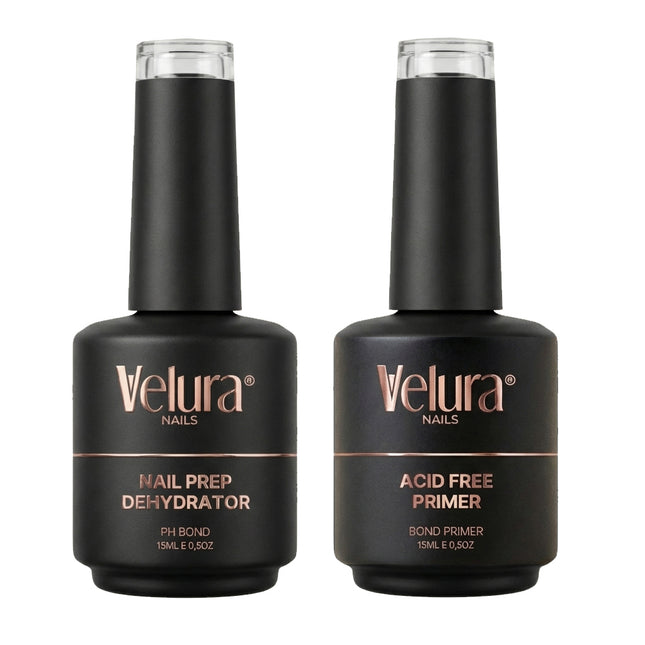 Velura® Nail Prep Dehydrator & Primer Set | 15ml