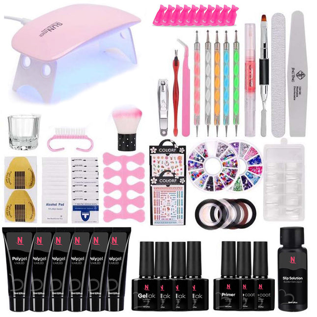 Gelnagels Set | Polygel kit | Nepnagels Starterspakket