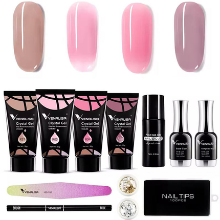 Venalisa® Polygel set | Extenstion kit | HEMA- & TPO-vrij