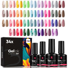 Gelnagels Kleuren Set XL | 34x Gellak box | 2x Top/Base/Mat Coat