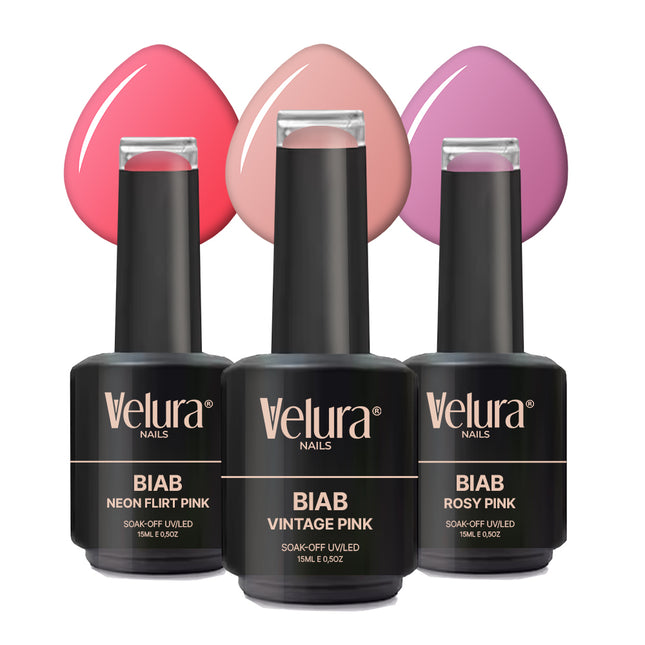 Velura® BIAB Set | Builder in a Bottle | Pink Essentials