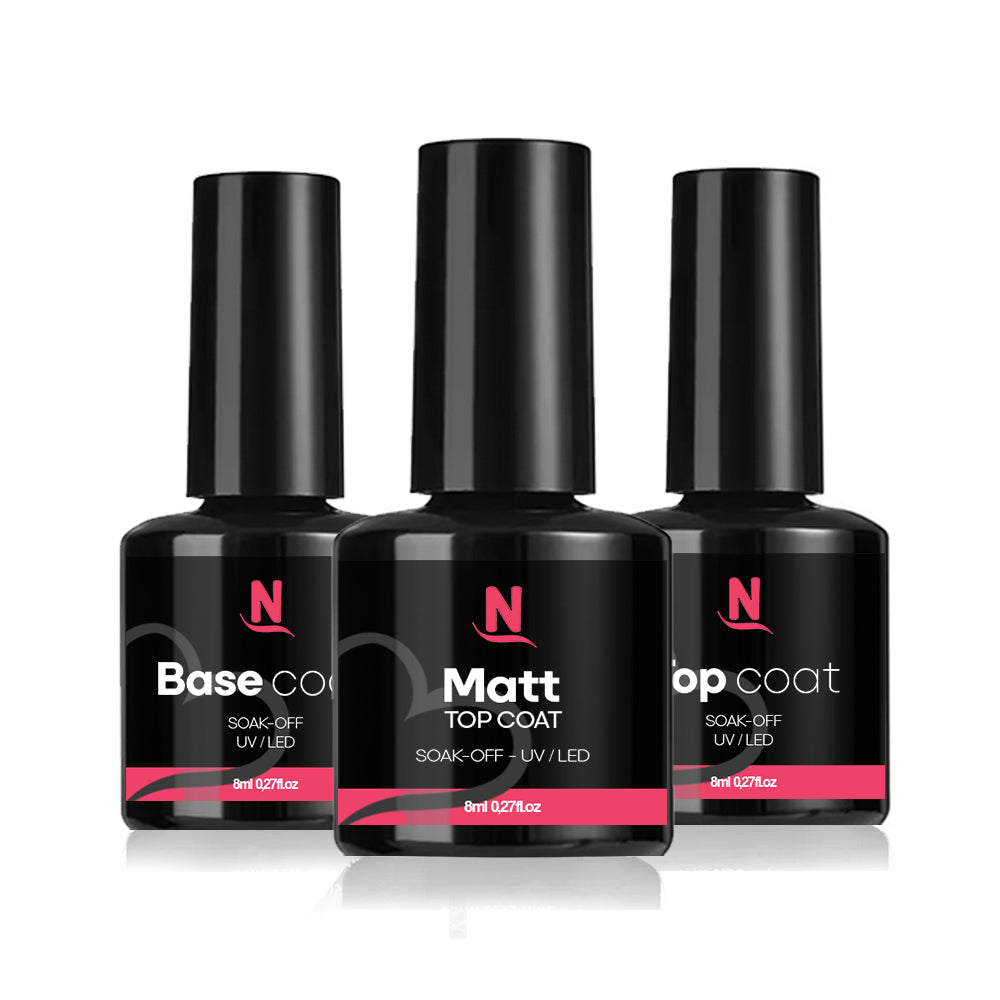 Top / Base / Matt Coat Set 3x8ml