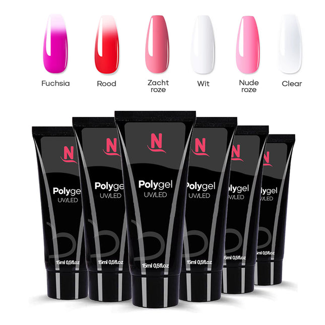 Gelnagels Set | Polygel kit | Nepnagels Starterspakket