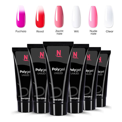 Gelnagels Set | Polygel kit | Nepnagels Starterspakket