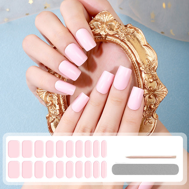 Gellak Stickers | Gel Strips / Wrap Set | Soft Pink