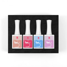 Afbeelding in Gallery-weergave laden, Gellak Kleuren Collectie Box | 6 Kleuren + Top/Base Coat | 15ml | HEMA-Vrij
