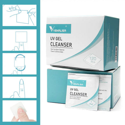 Venalisa Gel Cleanser Doekjes | 120 Stuks