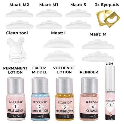 Lash Lift Kit | Wimperlifting Set | Wimpers Liften