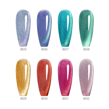 Magnetische Cat Eye Gellak Set | 8x9ml Kleuren + Magneet (HEMA-Vrij)