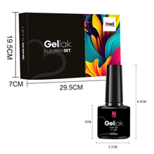 Afbeelding in Gallery-weergave laden, Gelnagels Kleuren Set XL | 60x Gellak box | HEMA-Vrij
