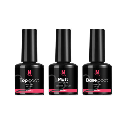 Top / Base / Matt Coat Set 3x8ml