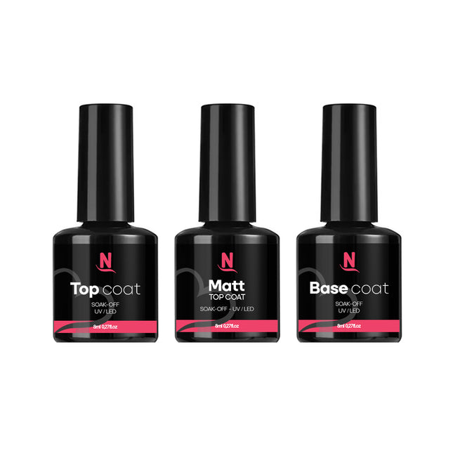 Top / Base / Matt Coat Set 3x8ml