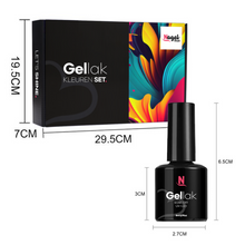 Afbeelding in Gallery-weergave laden, Gelnagels Kleuren Set XL | 60x Gellak box | HEMA-Vrij
