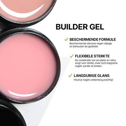 Velura® Builder Gel 30g | Blush Pink
