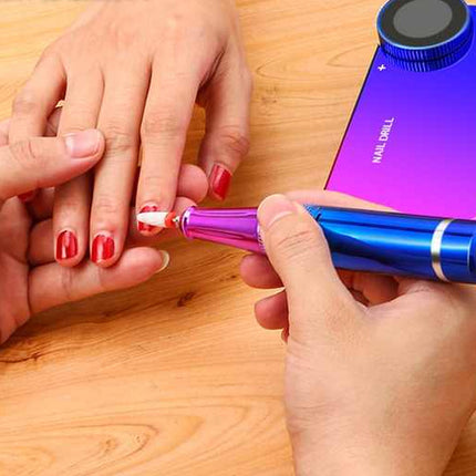 2-in-1 Draadloze Elektrische Nagelvijl & Powerbank