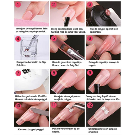 Polygel set | Extenstion kit | Nepnagels | Buildergel