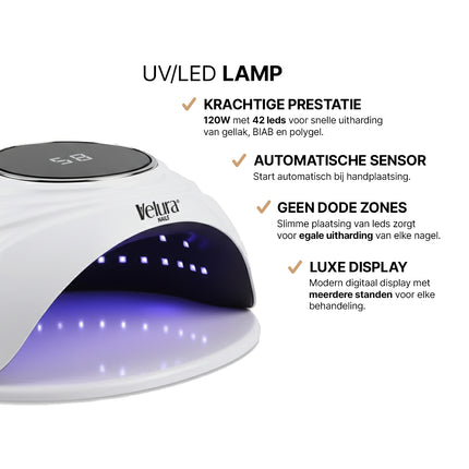 Velura® UV/LED Nagellamp Performance | 120W