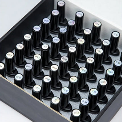 Gelnagels Kleuren Set XL | 34x Gellak box | 2x Top/Base/Mat Coat