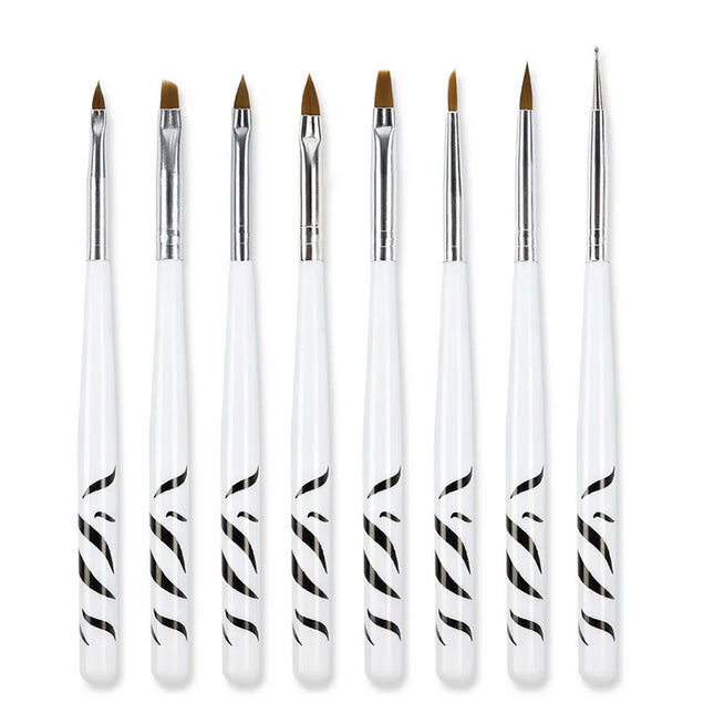 Penselen set | Acrylnagel kwasten | 8 Stuks