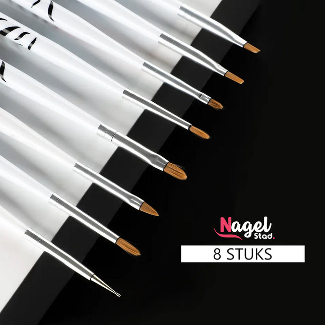 Penselen set | Acrylnagel kwasten | 8 Stuks