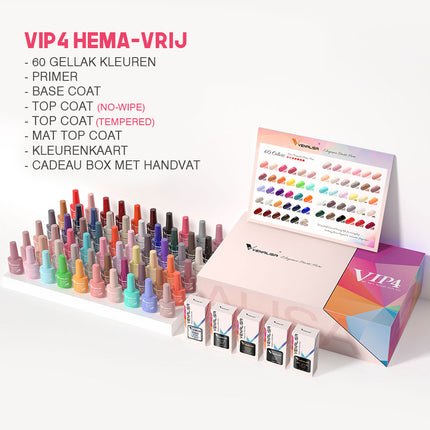 Venalisa VIP4 | Gel Nagellak Kit XL | Gelnagels | HEMA- & TPO-vrij