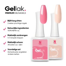 Afbeelding in Gallery-weergave laden, Gellak Kleuren Collectie Box | 6 Kleuren + Top/Base Coat | 15ml | HEMA-Vrij
