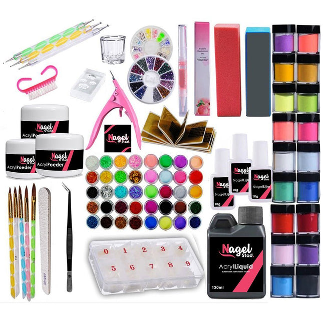 Acrylnagels Set XL | Nepnagels Starterset - Nagelstad