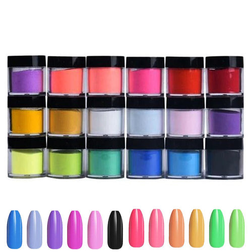 Acrylpoeders Set | 18 Kleuren - Nagelstad