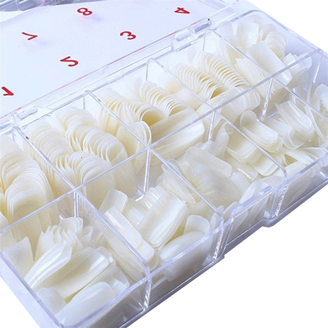 Wit/Naturel Nageltips | 500 Stuks
