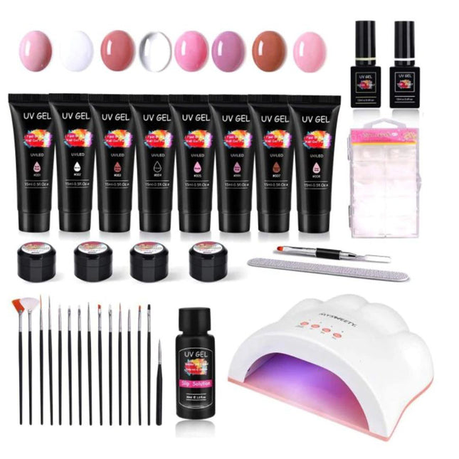 Poly UV Gelnagels Set XL | Extension Kit | Nepnagels Starterspakket