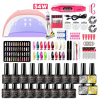 Gelnagels Set | Gellak UV set | Nail Art Pakket | 54W