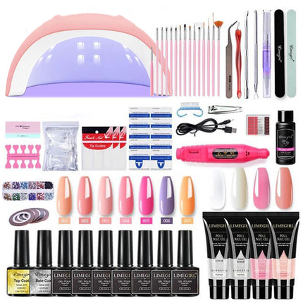 Gelnagels Set | Polygel kit | UV LED Starterspakket
